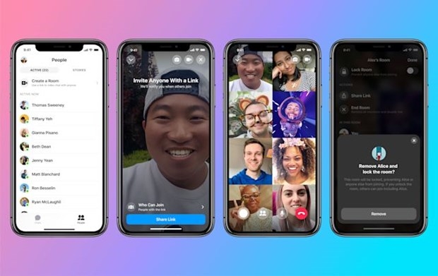 facebook ra mat tinh nang messenger rooms goi video toi da 50 nguoi
