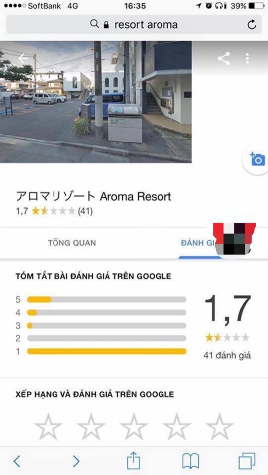 Hàng loạt cơ sở kinh doanh bị nhầm là "Aroma Resort vụ Khoa Pug" nhận vô số đánh giá 1 sao hang loat co so kinh doanh bi nham la aroma resort vu khoa pug nhan vo so danh gia 1 sao