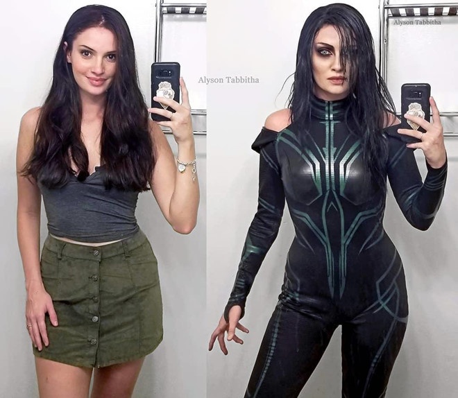 nu cosplayer hoa trang y het ban goc den than thai cung giong 100