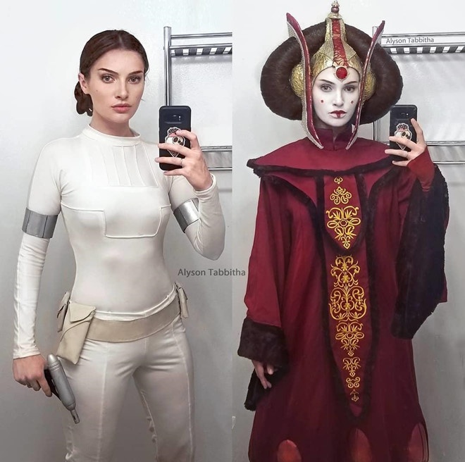 nu cosplayer hoa trang y het ban goc den than thai cung giong 100