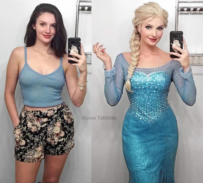 nu cosplayer hoa trang y het ban goc den than thai cung giong 100