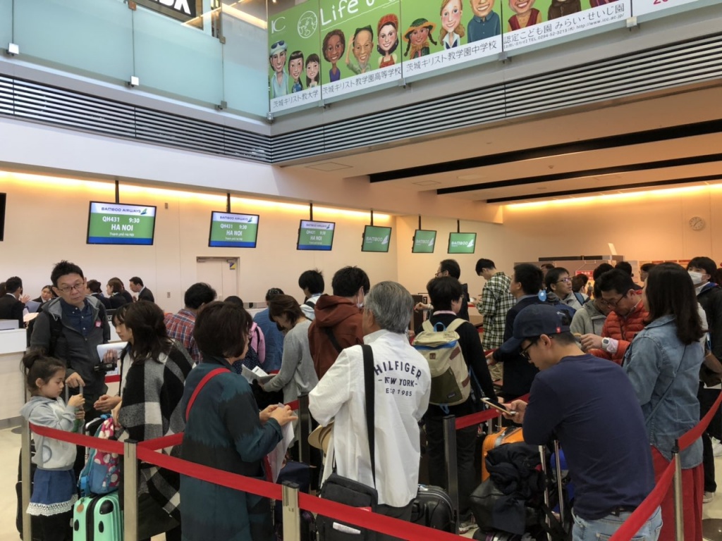 bamboo airways dua nhung vi khach dau tien den nhat ban