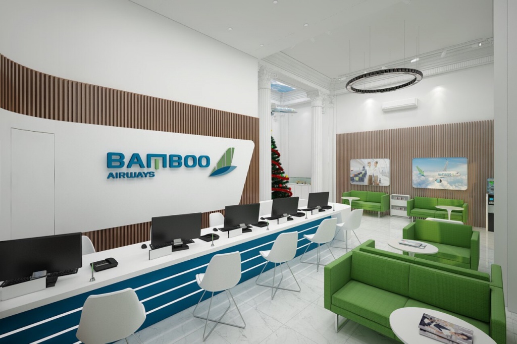 bamboo airways tai hien khoang thuong gia giua long ha noi voi phong ve 30 trang tien
