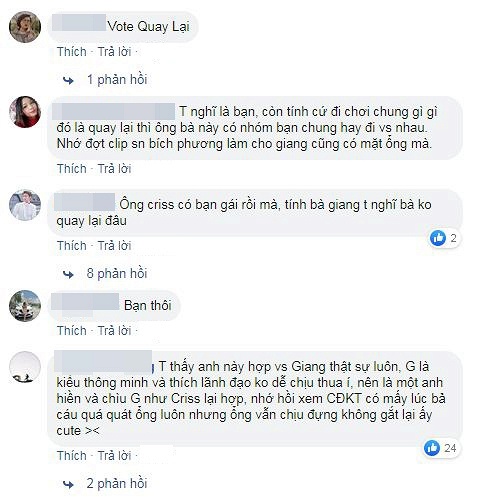 facebook sao viet hom nay 86 quoc truong tich cuc tha thinh huong giang idol va ban trai cu criss lai tai hop
