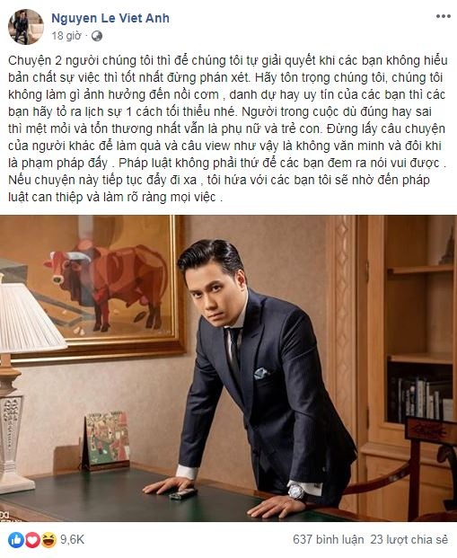 facebook sao viet hom nay 206 dien vien viet anh se nho phap luat can thiep xu ly tin don that thiet sau hon nhan