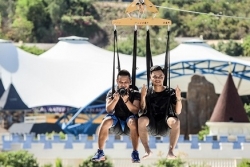 Khai trương đường trượt Zipline sở hữu 3 kỷ lục Việt Nam tại Vinpearl Nha Trang