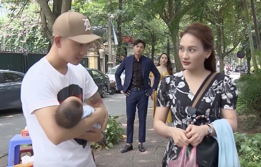 ve nha di con tap 67 dung va thu than mat hue bi sam so