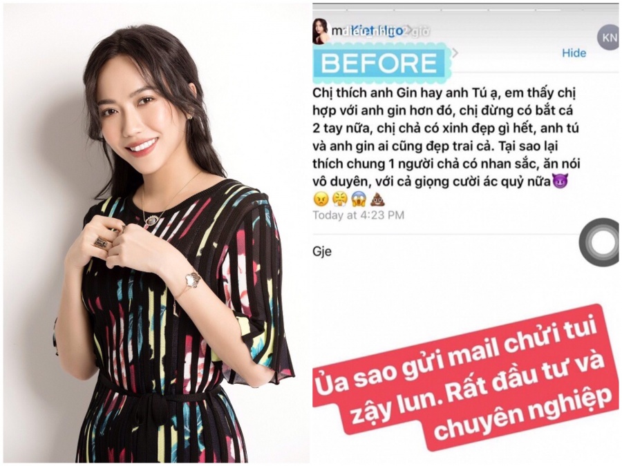 facebook sao viet hom nay 247 dieu nhi bi anti fan gui tam thu canh cao dung bat ca hai tay nua