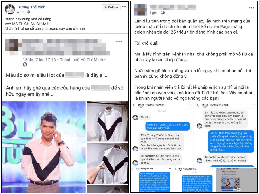 facebook sao viet hom nay 257 truong the vinh dang dan dau to nhan hang tu y su dung hinh anh de quang cao trai phep