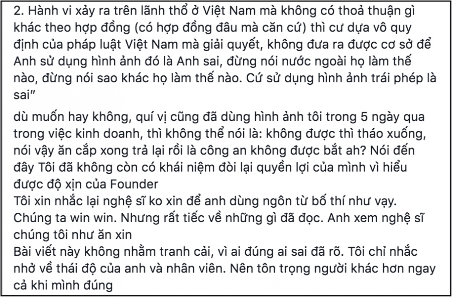 facebook sao viet hom nay 257 truong the vinh dang dan dau to nhan hang tu y su dung hinh anh de quang cao trai phep