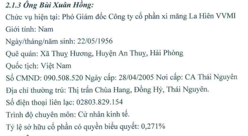 vu giet nguoi kinh hoang o thai nguyen nghi pham la cuu pgd cong ty xi mang