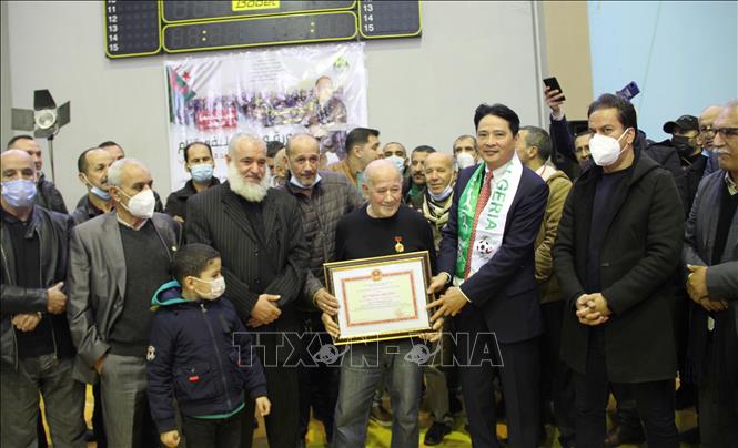 Giải vô địch quốc gia Võ Việt Nam lần đầu tiên ở Algeria Chú thích ảnh