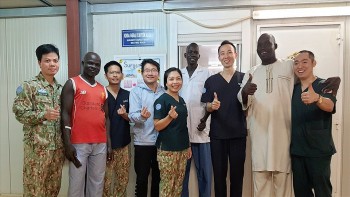 Bệnh viện dã chiến Việt Nam phẫu thật thành công cho cán bộ Liên Hợp Quốc