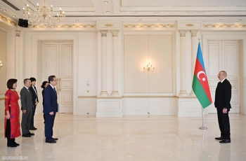 Đại sứ Đặng Minh Khôi trình Thư ủy nhiệm lên Tổng thống Cộng hòa Azerbaijan