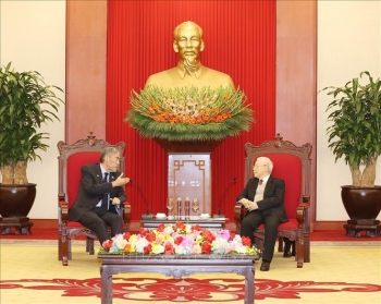 tong bi thu nguyen phu trong tiep doan dai bieu cap cao dang phong trao canh ta thong nhat cong hoa dominicana