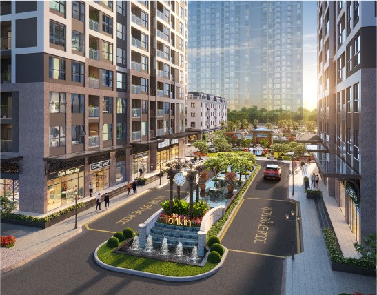 The Tonkin là mảnh ghép hoàn toàn khác biệt trong lòng Thành phố quốc tế Vinhomes Smart City với phong cách đậm chất Indochine.