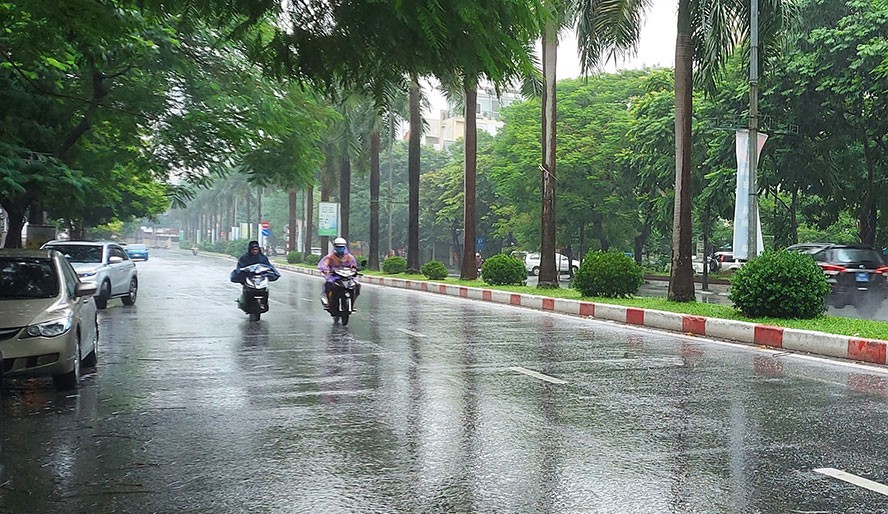 Dự báo thời tiết ngày 16/3, Hà Nội đêm và sáng có mưa.