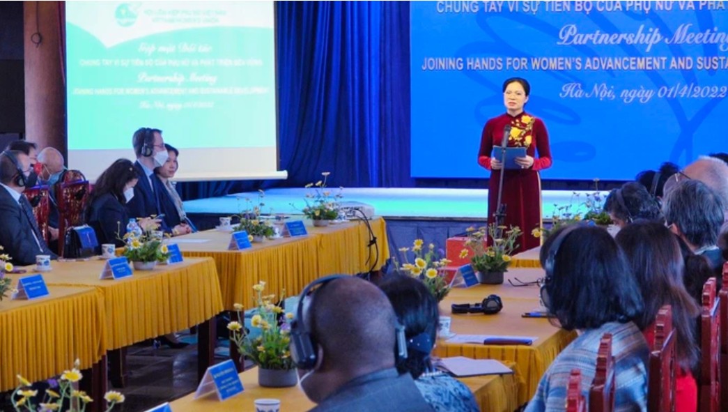 "Sự ủng hộ, đồng hành của bạn bè quốc tế với phụ nữ Việt Nam ở giai đoạn lịch sử nào cũng quý giá"