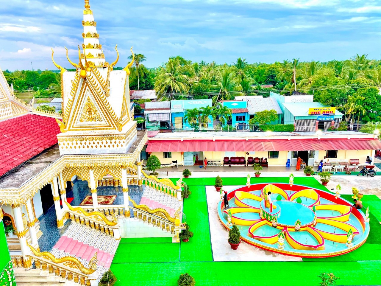 Nhắc đến ngôi chùa “dát vàng Kiến trúc ngôi chùa “dát vàng” nguy nga như cung điện tại Sóc Trăng