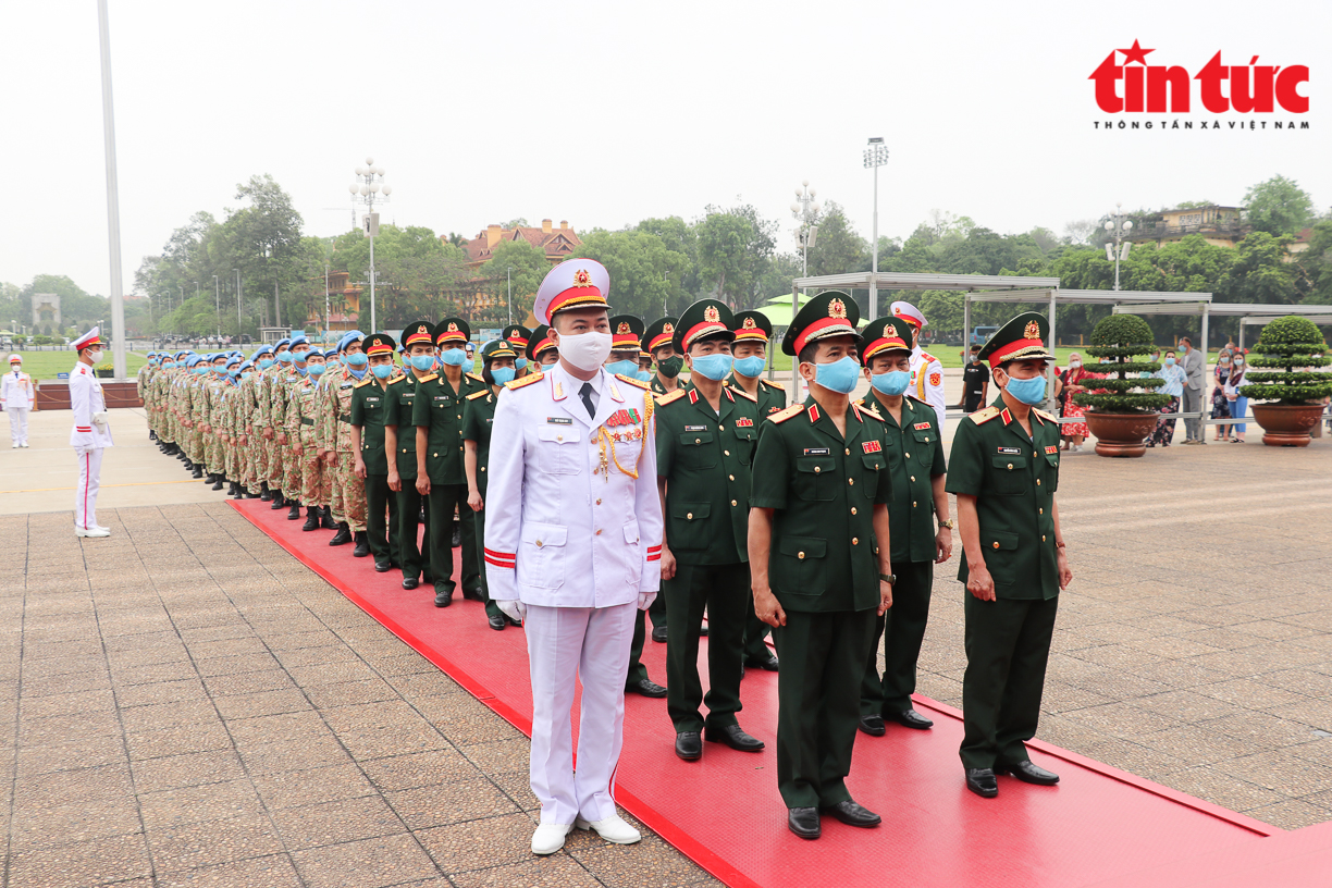 Cục Gìn giữ hòa bình Việt Nam phát động thi đua trước khi lên đường làm nhiệm vụ tại Liên hợp quốc Chú thích ảnh