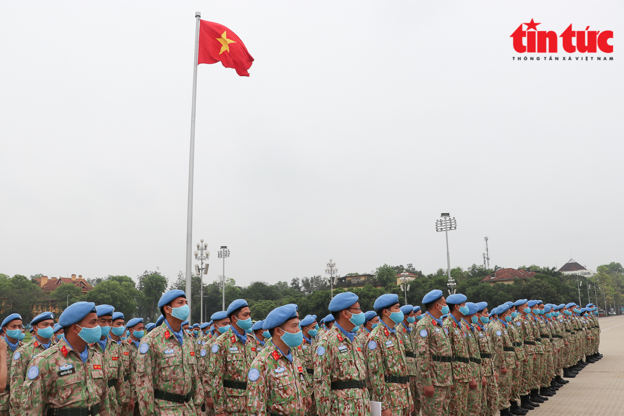 Cục Gìn giữ hòa bình Việt Nam phát động thi đua trước khi lên đường làm nhiệm vụ tại Liên hợp quốc Chú thích ảnh