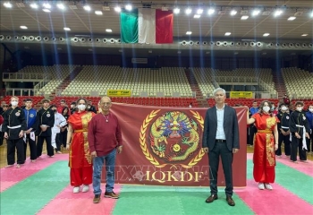 Tự hào phát triển võ thuật cổ truyền Việt Nam tại Italy