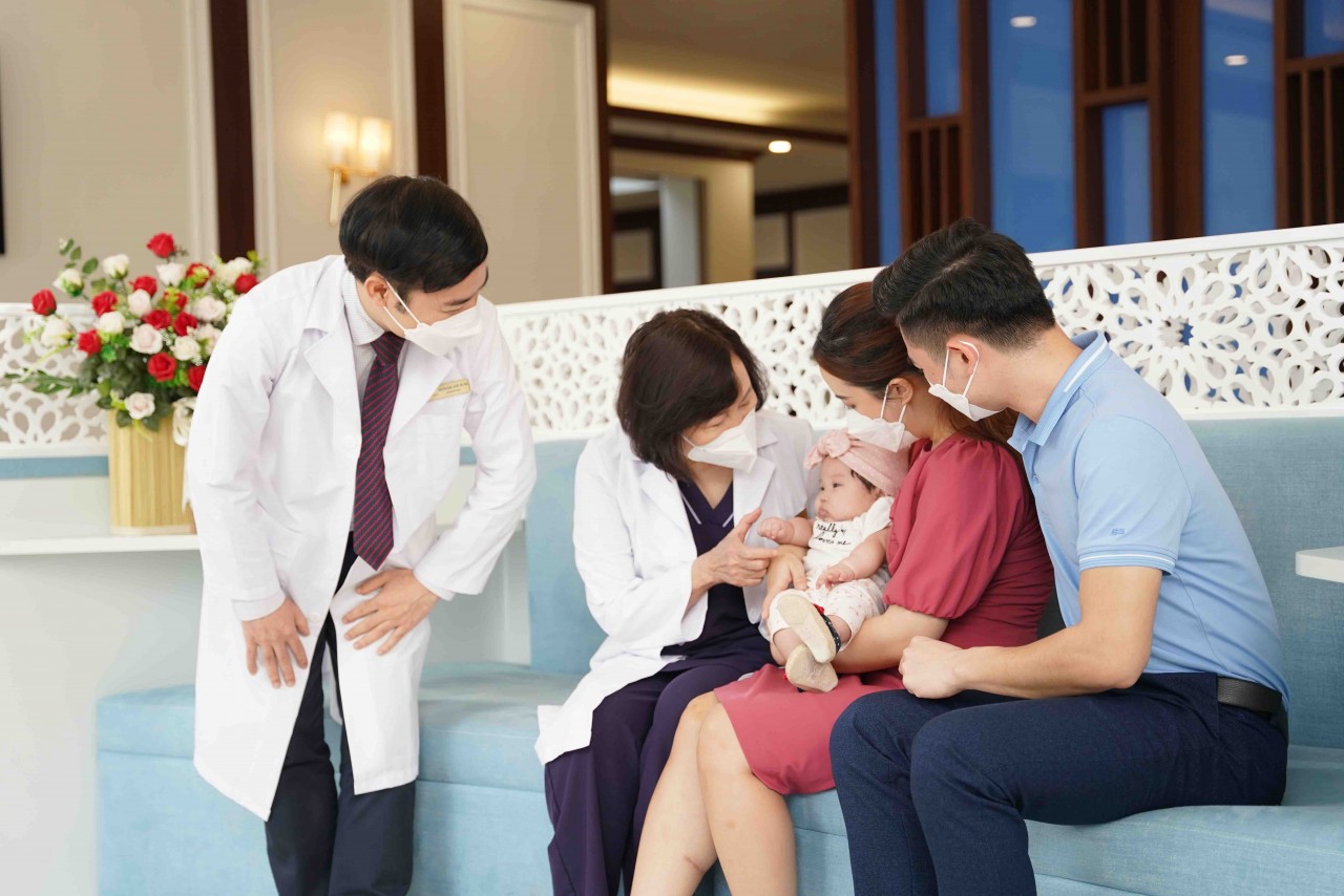 Hoạt động khám sức khỏe tổng quát tại Bệnh viện ĐKQT Vinmec Times City (Hà Nội).