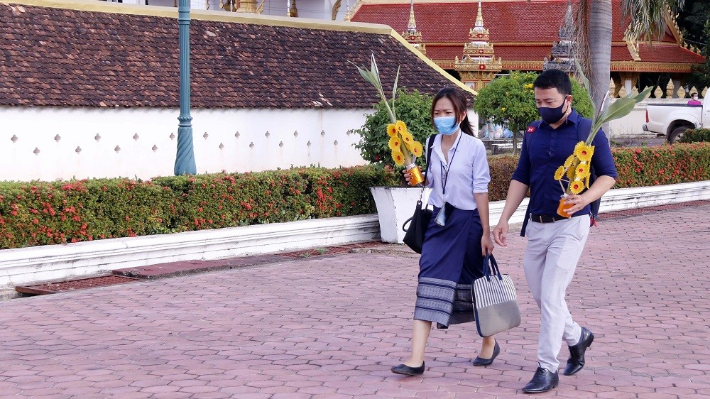 (01.09) Số ca mắc Covid-19 tại Lào hiện đang được kiểm soát ở mức ba con số. (Nguồn: TTXVN)