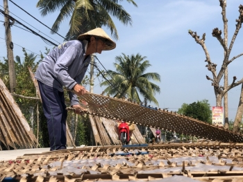 Làng nghề bánh tráng hơn 200 năm trở thành Di sản văn hóa phi vật thể quốc gia