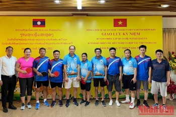Thái Lan: Giao lưu thể thao văn hóa hữu nghị Việt Nam-Lào tại Khon Kaen