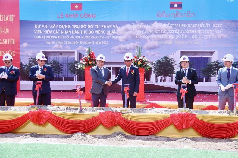 Công trình biểu tượng cho tình hữu nghị giữa Hà Nội và Vientiane ảnh 1