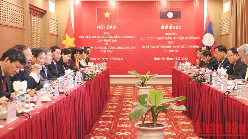 Việt Nam-Lào tăng cường hợp tác giữa hai Cơ quan Kiểm tra Trung ương của hai Đảng ảnh 2