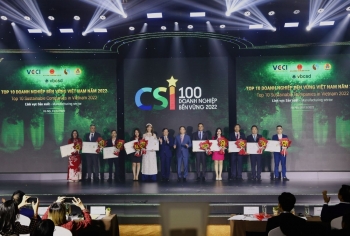 vinh danh 100 doanh nghiep ben vung viet nam 2022
