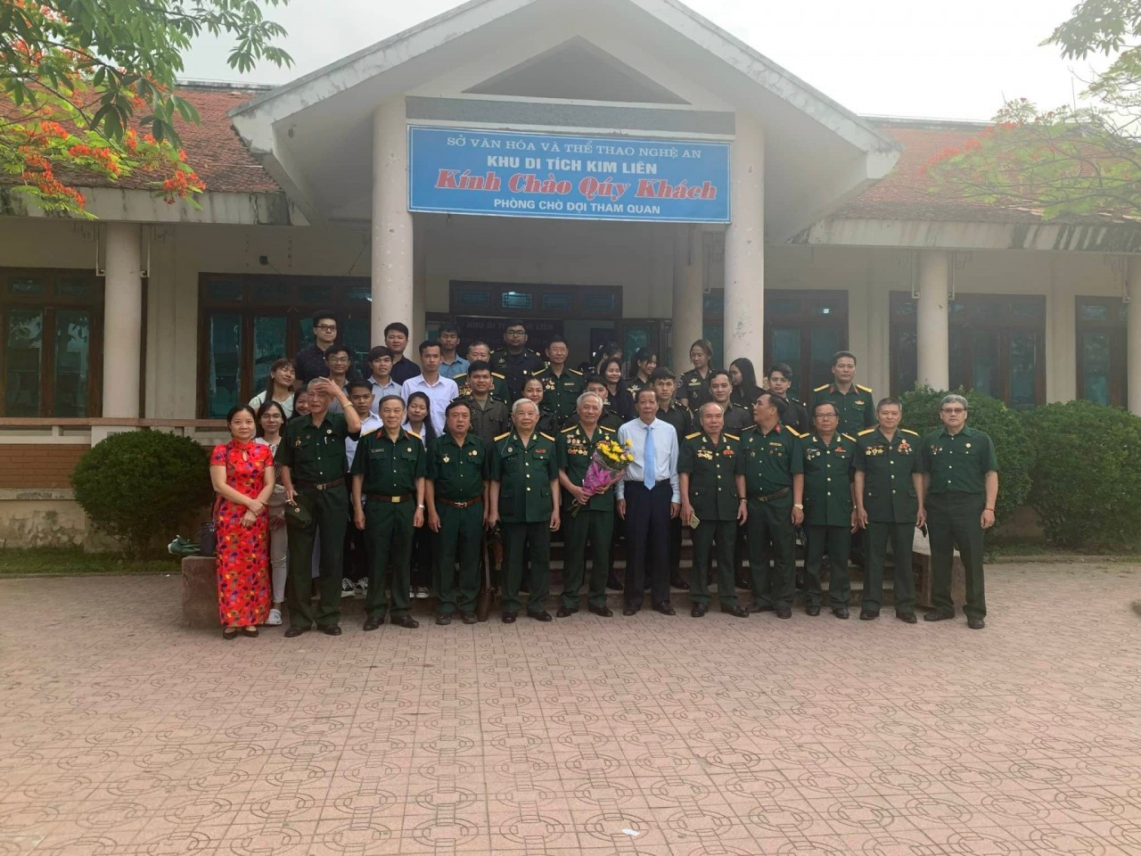 Hội cựu quân tình nguyện mặt trận 479 tại quê Bác
