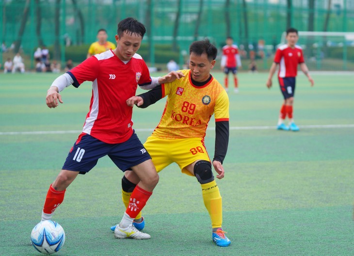Trận bán kết Hà Tĩnh và Thanh Hóa. Ảnh: VOV5