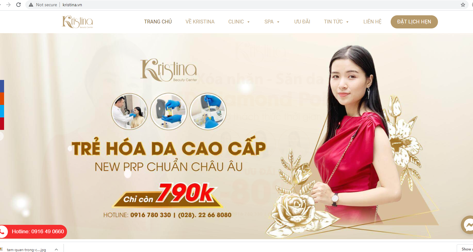Viện thẩm mỹ Kristina bị yêu cầu ngừng hoạt động