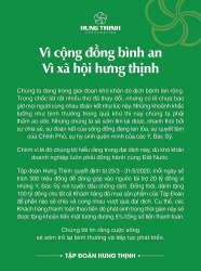 Tập đoàn Hưng Thịnh tài trợ 20 tỷ đồng cho y, bác sĩ nơi tuyến đầu chống dịch COVID-19