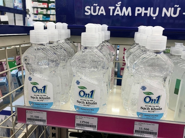 gel rua tay kho on1 co sach khuan 999 nhu quang cao