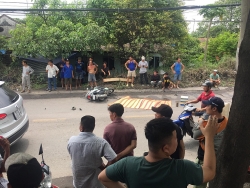 Xe buýt chạy sai lộ trình cán chết người đàn ông đi giao cá