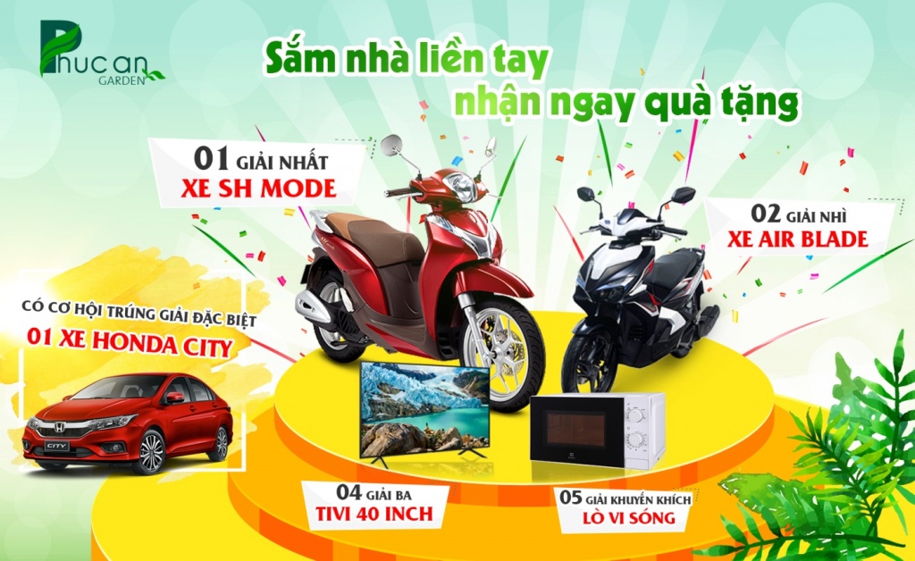 Nhiều ưu đãi, chiết khấu “khủng” cho khách hàng mua Phúc An Garden