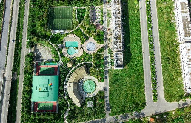 la villa green city tam diem cua bds tan an