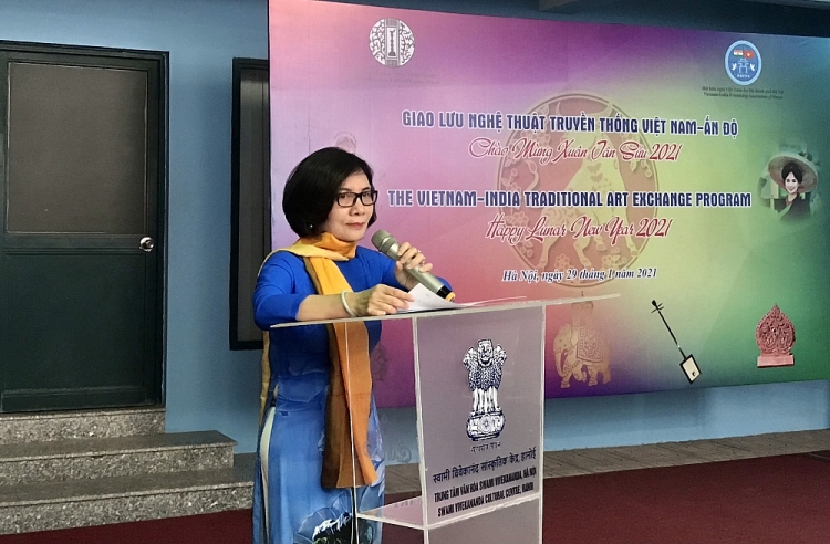 Giao lưu nghệ thuật truyền thống Việt Nam-Ấn Độ chào xuân Tân Sửu 2021