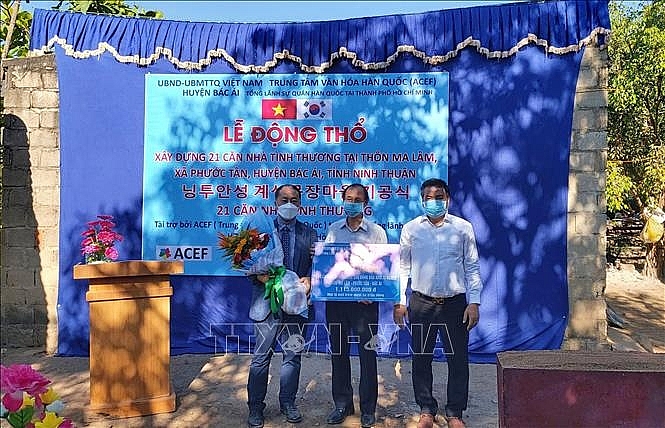 Trung tâm Văn hóa Hàn Quốc tài trợ hơn 1,3 tỷ đồng xây làng hữu nghị Việt-Hàn tại huyện Bác Ái (Ninh Thuận)