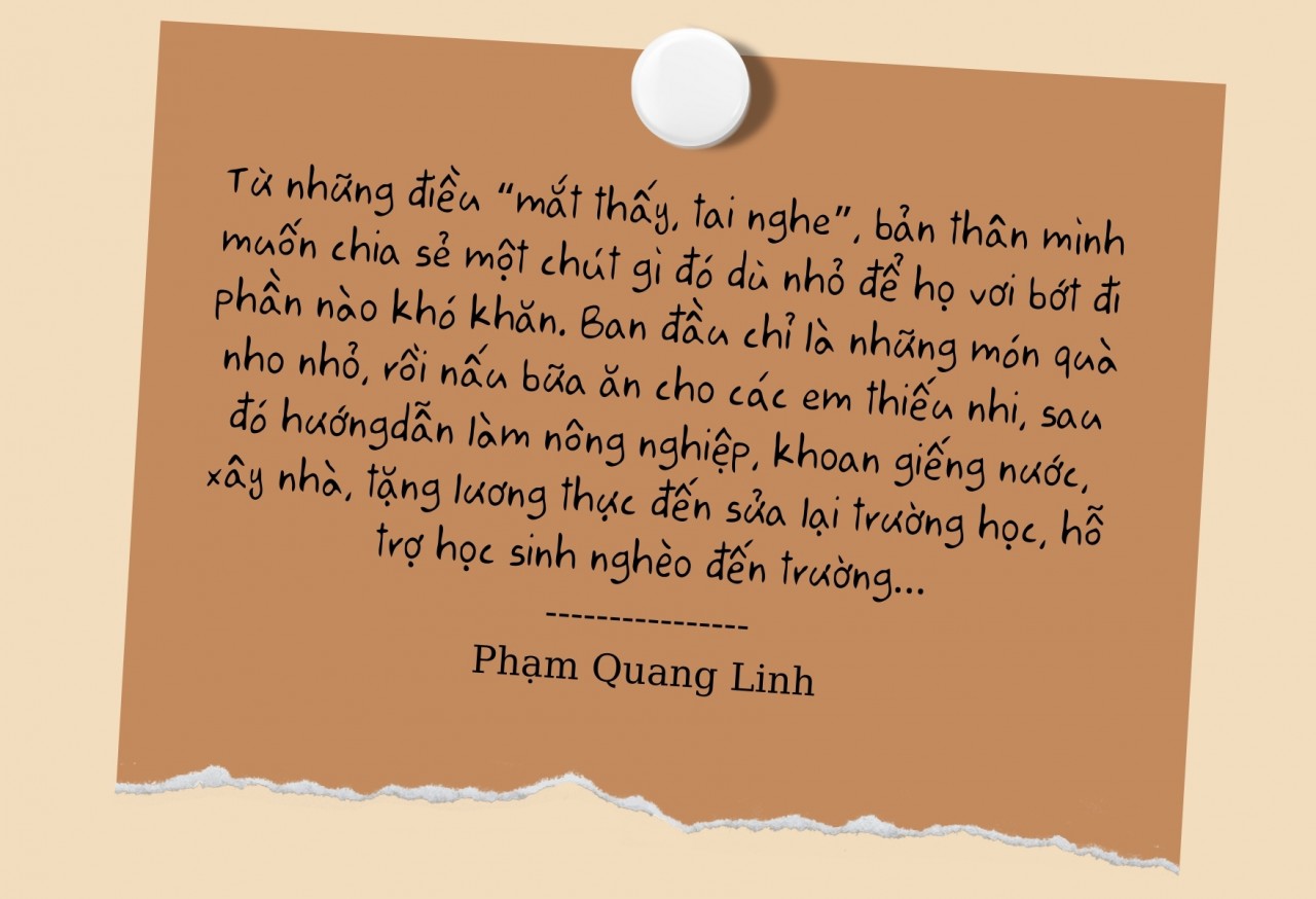 Youtuber Phạm Quang Linh trải lòng về hành trình thiện nguyện ở “trời Phi” Youtuber Phạm Quang Linh trải lòng về hành trình thiện nguyện ở “trời Phi”