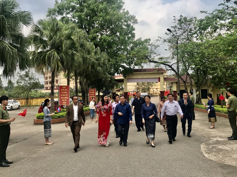Đại sứ quán Lào đánh giá cao Đại học Sư phạm Thái Nguyên, trường Văn hóa I trong đào tạo học sinh, sinh viên nước bạn