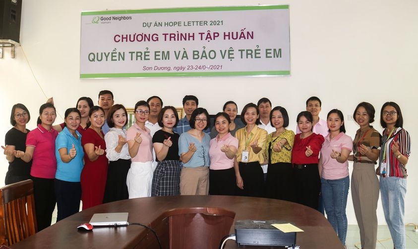 GNI tập huấn bảo vệ trẻ em cho 23 giáo viên huyện Sơn Dương (Tuyên Quang)