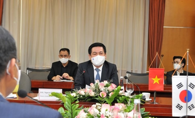 Việt – Hàn: tìm giải pháp tháo gỡ, thúc đẩy hợp tác thương mại, công nghiệp, năng lượng giữa hai nước