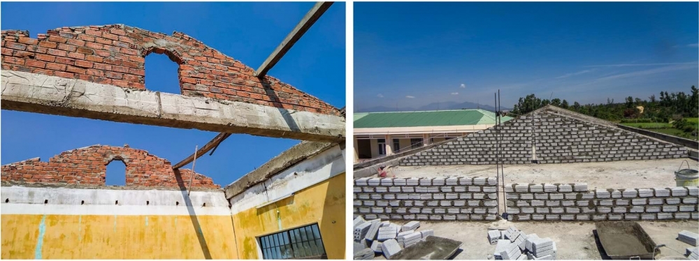 Habitat for Humanity Việt Nam và GE Foundation hỗ trợ trường học Quảng Ngãi khắc phục hậu quả thiên tai