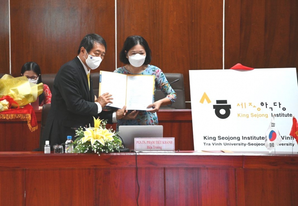 Ra mắt Học viện Ngôn ngữ và Văn hóa Hàn Quốc King Sejong - Trà Vinh