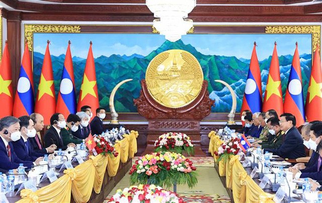 [Photo] Quan hệ hữu nghị vĩ đại, đoàn kết đặc biệt Việt Nam-Lào | Chính trị | Vietnam+ (VietnamPlus)
